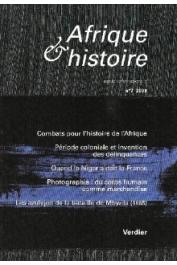  Afrique & Histoire - 07 / Dossier: Dans les plis de la structuration coloniale: ombres et délinquance