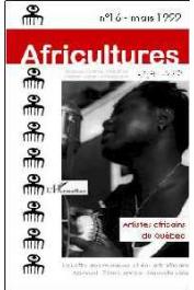  Africultures 16 - Artistes africains du Québec