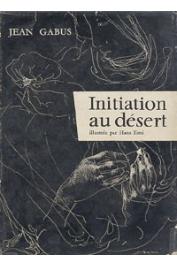  GABUS Jean - Initiation au désert