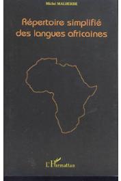  MALHERBE Michel - Répertoire simplifié des langues africaines