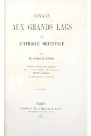  BURTON Richard Francis - Voyage aux grands lacs de l'Afrique orientale