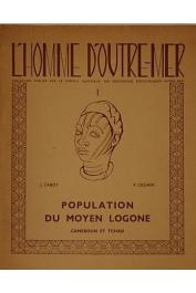  CABOT Jean, DIZIAIN Roland - Population du Moyen-Logone. Cameroun et Tchad