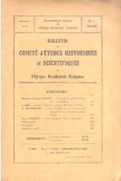  Bulletin du comité d'études historiques et scientifiques de l'AOF - Tome 02 - n°2 - Avril-Juin 1919