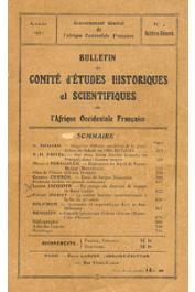  Bulletin du comité d'études historiques et scientifiques de l'AOF - Tome 04 - n°4 - Octobre-Décembre 1921 