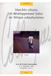  DUTEURTRE G., MEYER C. (Editeurs) - Marchés urbains et développement laitier en Afrique subsaharienne