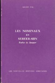  FAL Arame - Les nominaux en Sereer-Siin. Parler de Jaxaaw