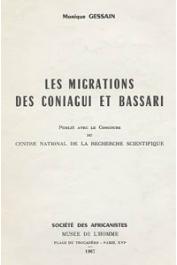  GESSAIN Monique (ou LESTRANGE Monique de) - Les migrations des Coniagui et des Bassari