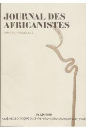  Journal des Africanistes - Tome 50 - fasc. 2 - 1980