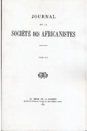  Journal de la Société des Africanistes - Tome 13 - fasc. 1 et 2 - 1943 