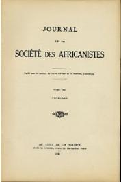  Journal de la Société des Africanistes - Tome 19 - La pêche dans le Delta Central du Niger fasc. 1 - 1949 - 