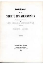  Journal de la Société des Africanistes - Tome 36 - fasc. 2 