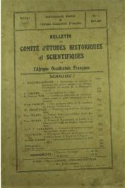  Bulletin du comité d'études historiques et scientifiques de l'AOF - Tome 04 - n°2 - Avril-Juin 1921 