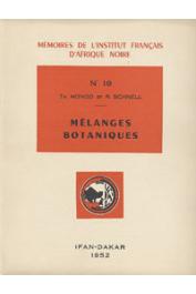 MONOD Théodore, SCHNELL Raymond - Mélanges botaniques