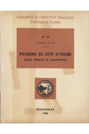  DAGET Jacques, ILTIS A. - Poissons de Côte d'Ivoire (eaux douces et saumâtres)