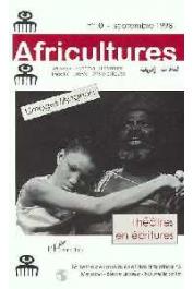  Africultures 10 - Théâtres en écritures