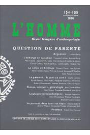  L'Homme - 154-155 - Question de parenté