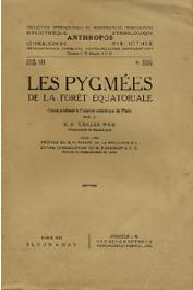  TRILLES Henri R.P. - Les pygmées de la forêt équatoriale. Cours professé à l'Institut Catholique de Paris par le R.P. Trilles