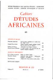  Cahiers d'études africaines - 040