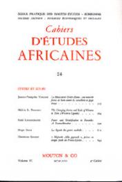  Cahiers d'études africaines - 024