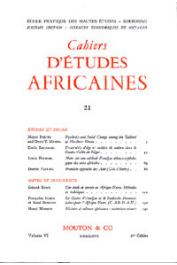  Cahiers d'études africaines - 021
