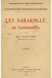  SAINT-PERE J.H. - Les Sarakollé du Guidimakha