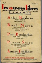  MARAN René - Journal sans date, roman inédit et complet