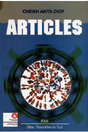  Nouvelles du Sud 35/36 - DIOP Cheikh Anta / Articles parus dans le Bulletin de l'IFAN, Institut Fondamental de l'Afrique Noire, (1962-1977)