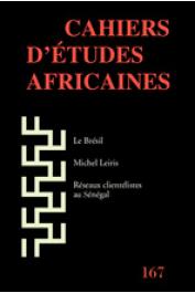 Cahiers d'études africaines - 167 