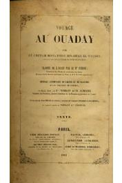  EL TOUNSY Mohammed Ibn Omar - Voyage au Ouaday par le Cheikh Mohammed Ibn Omar el Tounsy, traduit de l'arabe par le Dr. Perron
