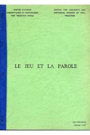  NIANG Mangoné - Le Jeu et la Parole