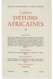  Cahiers d'études africaines - 079
