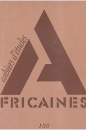 Cahiers d'études africaines - 100