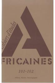  Cahiers d'études africaines - 103 - Etat, développement et sociétés paysannes