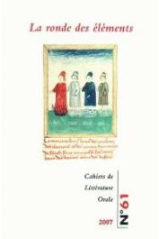  Cahiers de Littérature Orale - 61, CALAME-GRIAULE Geneviève, BIEBUYCK Brunhilde (coordination éditoriale) - La ronde des éléments