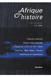  Afrique & Histoire - 05 / Dossier : Villes d’Afrique : circulations et expressions culturelles
