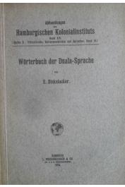  DINKELACKER E. - Wörterbuch der Duala-Sprache