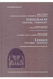  ALOJALY Ghoubeïd, GHABDOUANE Mohamed, PRASSE Karl-G. - Lexique Touareg-Français. 2eme édition revue et augmentée