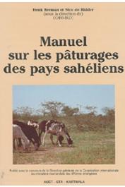  BREMAN Henk, DE RIDDER Nico, (sous la direction de) - Manuel sur les pâturages des pays sahéliens