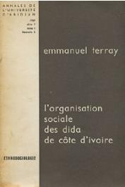 L'organisation sociale des Dida de Côte d'Ivoire. Essai sur un village dida de la région de Lakota