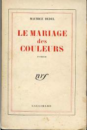  BEDEL Maurice - Le mariage des couleurs