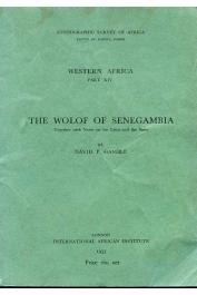  GAMBLE David P. - The Wolof of Senegambia, Together with Notes on the Lebu and the Serer (édition 1967)