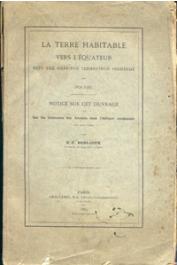  BERLIOUX Etienne-Félix - La terre habitable vers l'Equateur par Polybe. Notice sur cet ouvrage et sur les itinéraires des anciens dans l'Afrique Occidentale
