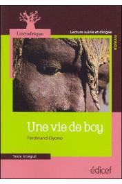  OYONO Ferdinand - Ferdinand Oyono - Une vie de Boy. Lecture suivie et dirigée