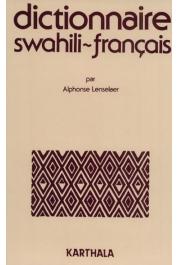  LENSELAER Alphonse - Dictionnaire Swahili-Français  (jaquette)