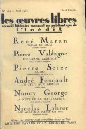  MARAN René, in Œuvres Libres n° 134 - Boum et Dog