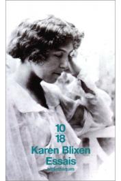  BLIXEN Karen - Essais