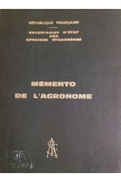 Mémento de l'agronome (éditions 1960/1970)