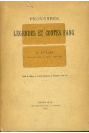  TRILLES Henri R.P. - Proverbes, légendes et contes fang (tiré à part Attinger 1905)