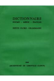 BITON Alexandre (père des missions étrangères), ADAM Jean-Jérôme c.s. sp. (avec le concours de) - Dictionnaire ndumu - mbede - français et français - ndumu - mbede. Petite flore de la région de Franceville (Gabon). Grammaire ndumu - mbede