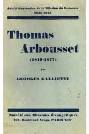  GALLIENNE Georges - Thomas Arbousset (1810-1877)